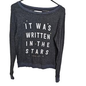 Spiritual Gangster Sweater Boat Neck Sweater Pull Over Sweater Women XS Gray